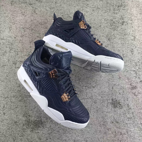 Authentic Air Jordan 4 Premium Navy